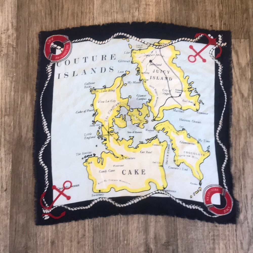 Juicy Couture “Juicy Island” Scarf